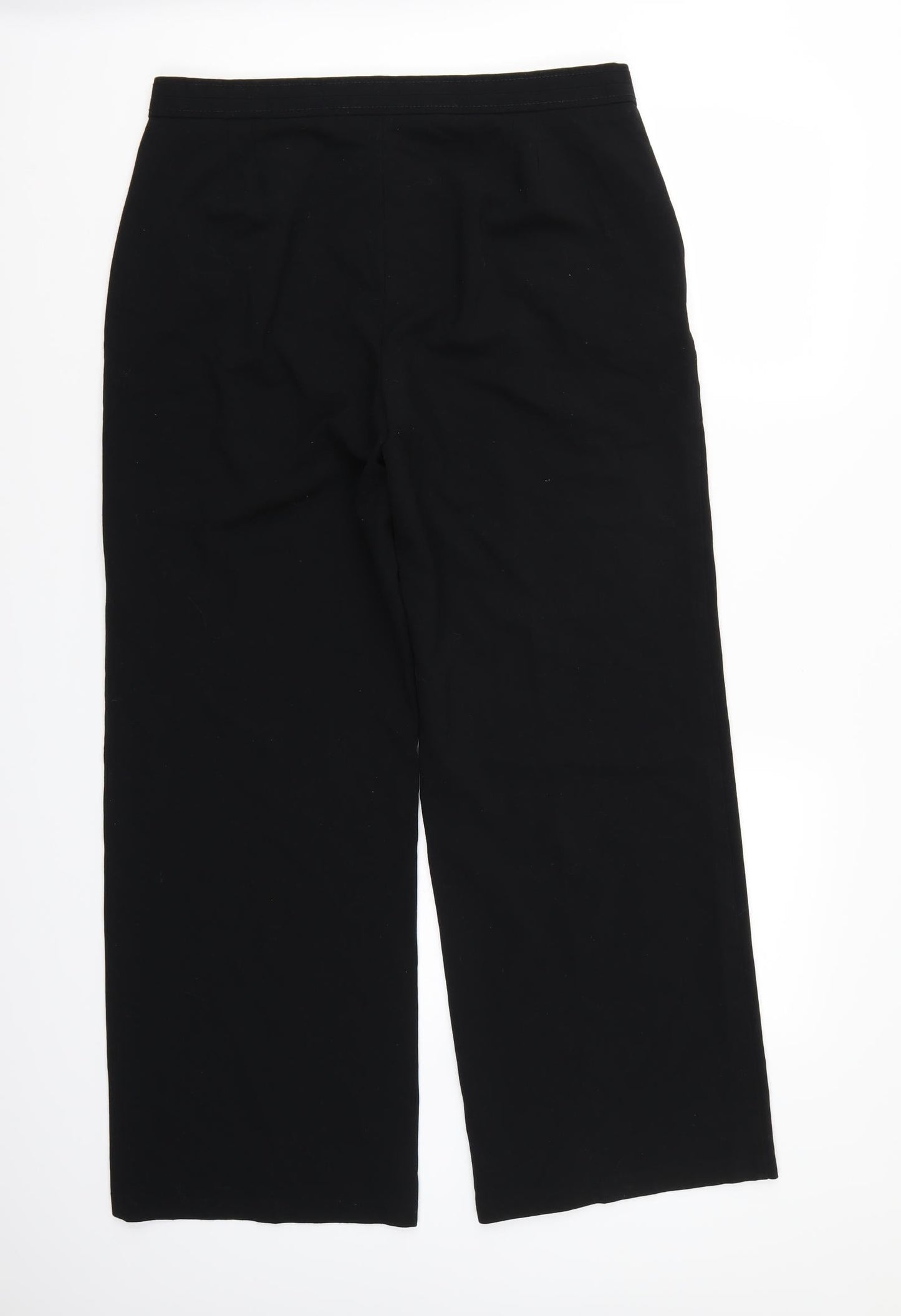 Womens UK Size 14 Marks and Spencer Regular Fit  Black Trousers