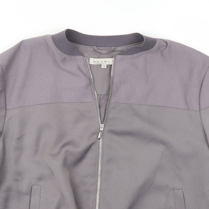 Nutmeg Womens Grey   Jacket Coat Size 14