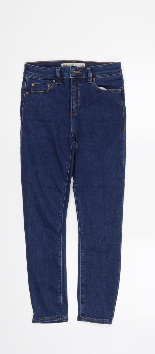 ASOS Womens Blue   Skinny Jeans Size 26 in L26 in