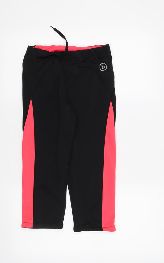 Benger Womens Black   Capri Leggings Size S L18 in