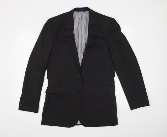 Mens UK Size 38 Burton Regular Grey Suit Jacket
