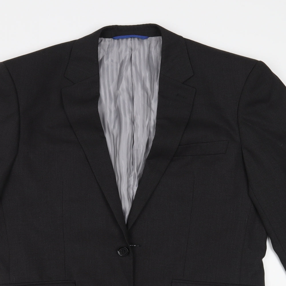 Mens UK Size 38 Burton Regular Grey Suit Jacket