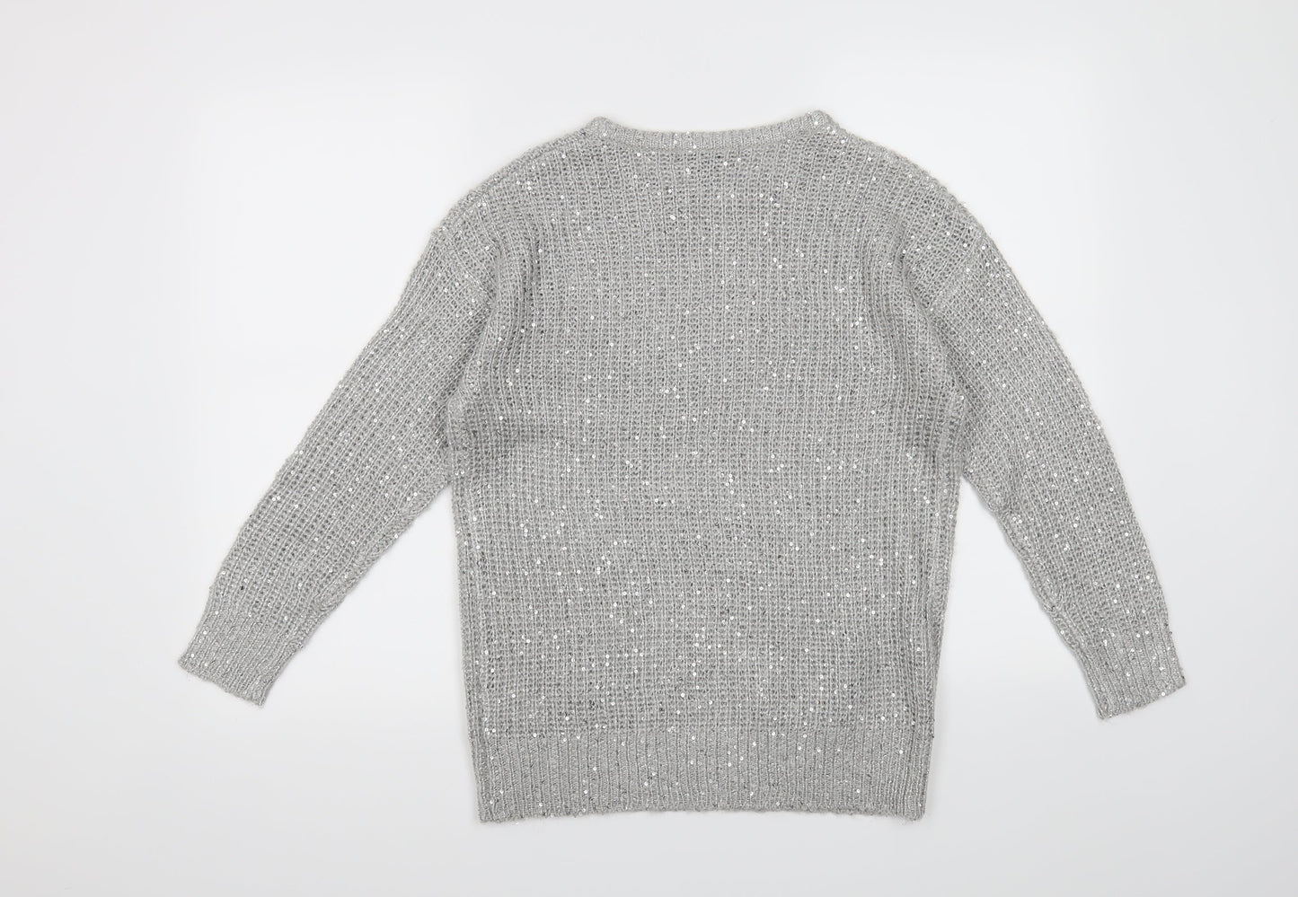 Atmosphere Womens Silver   Pullover Jumper Size 8