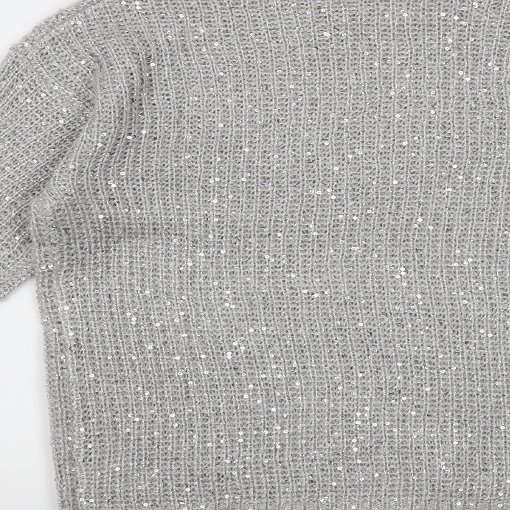 Atmosphere Womens Silver   Pullover Jumper Size 8
