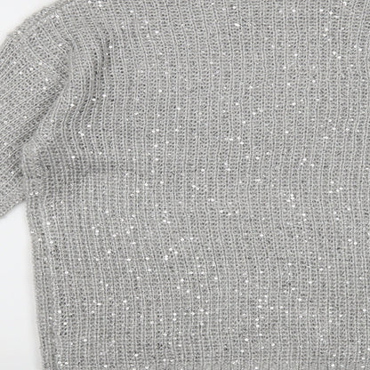 Atmosphere Womens Silver   Pullover Jumper Size 8