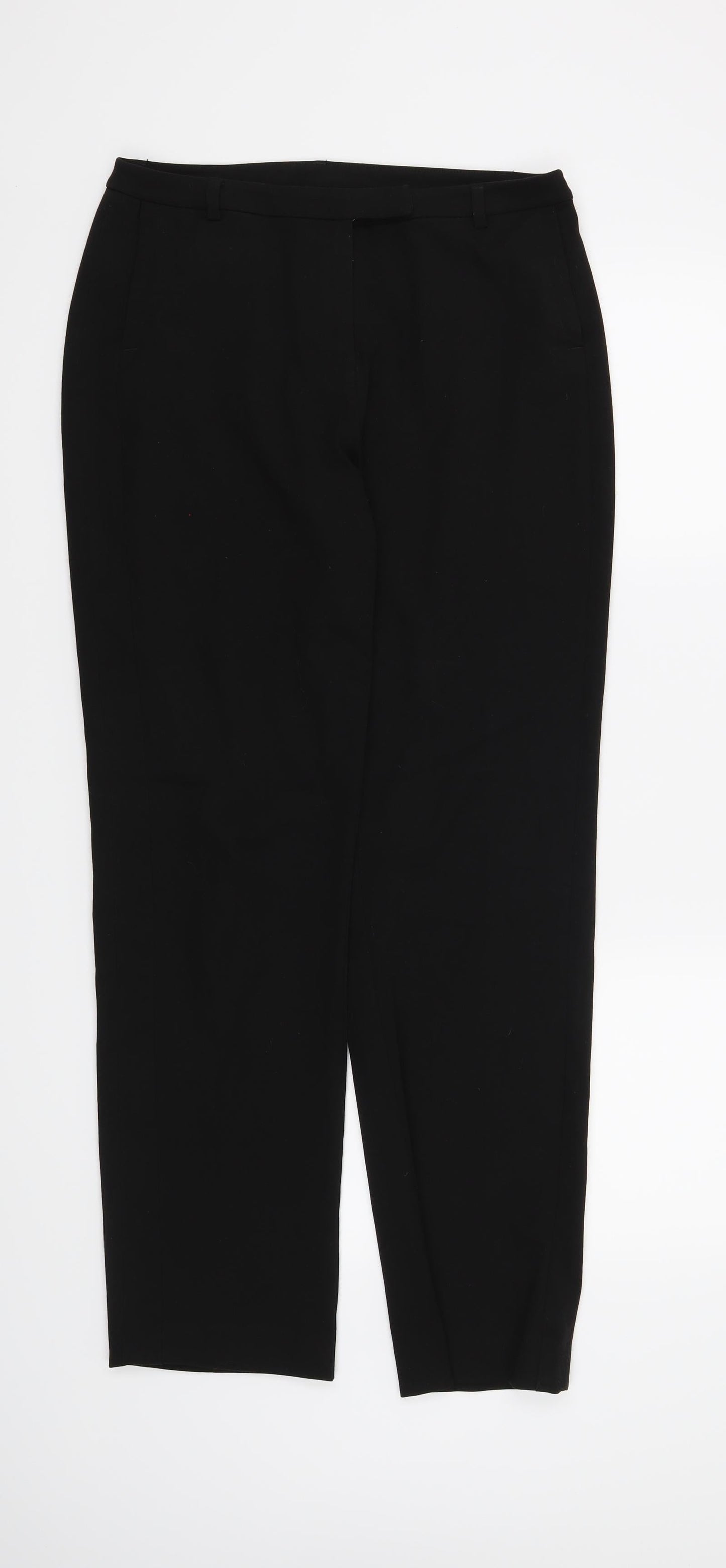 TU Womens Black   Trousers  Size 10 L30 in