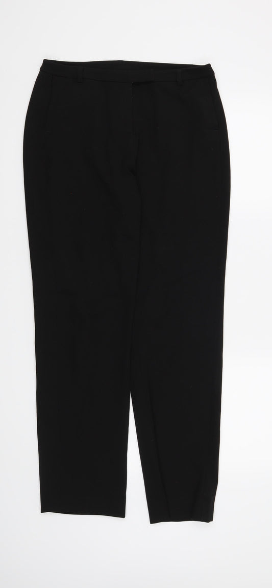TU Womens Black   Trousers  Size 10 L30 in