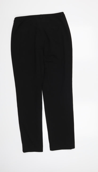 TU Womens Black   Trousers  Size 10 L30 in