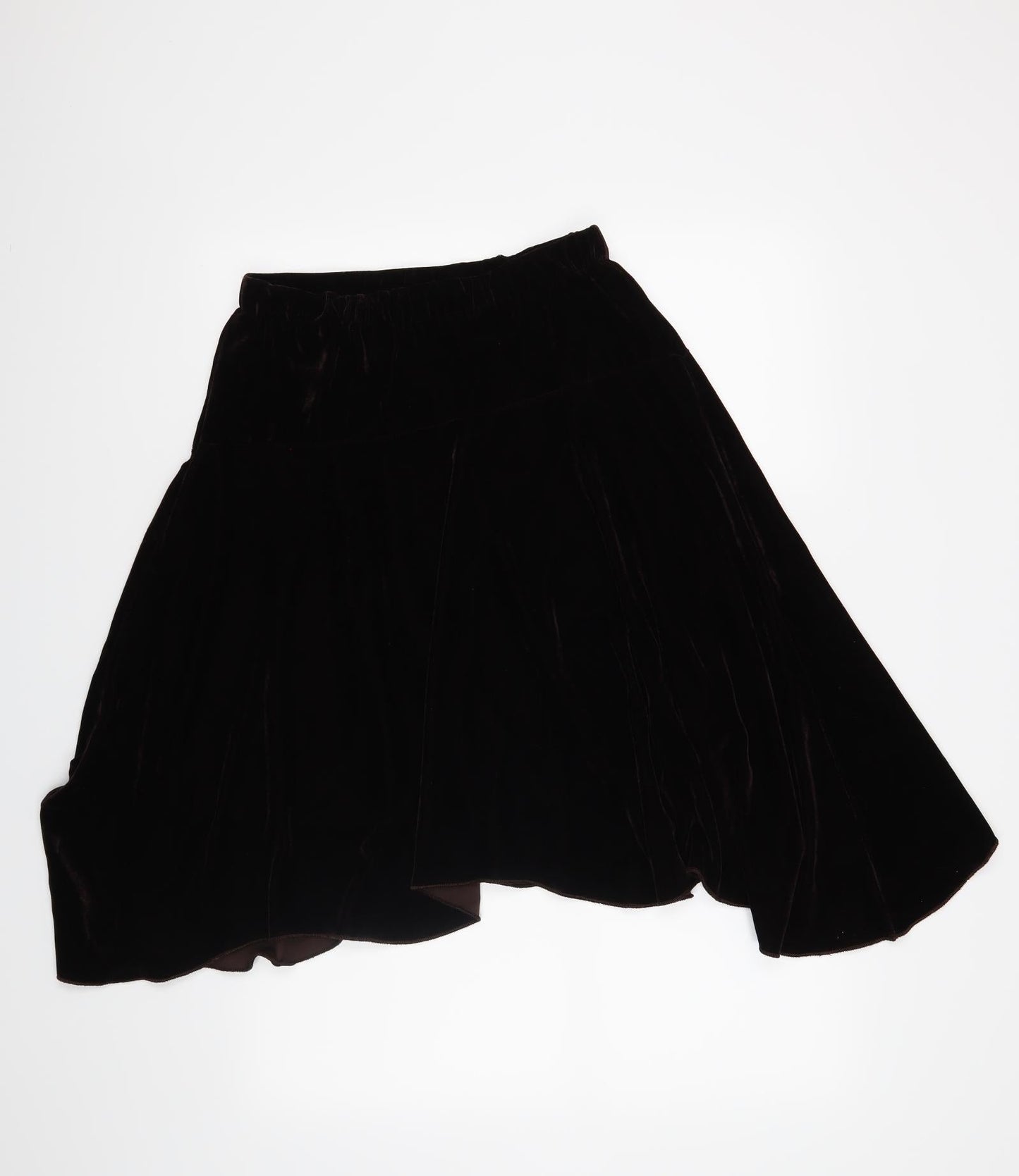 CKM Womens Brown   A-Line Skirt Size S