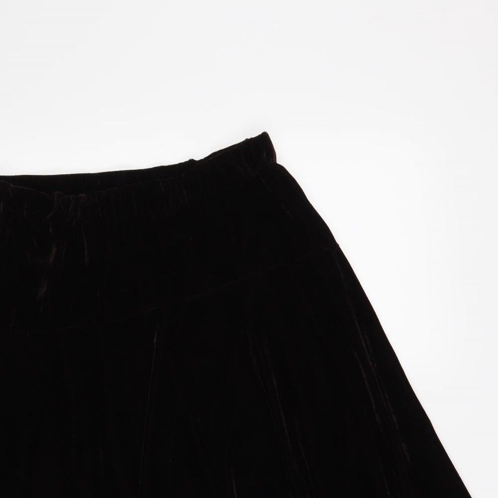 CKM Womens Brown   A-Line Skirt Size S