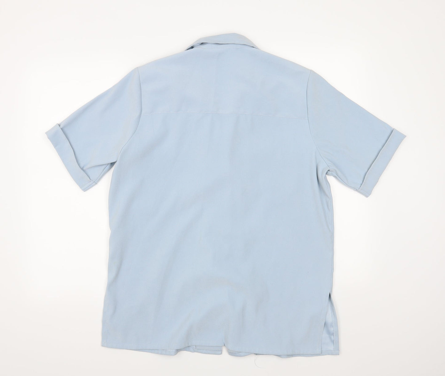 Womens UK Size 12 Compliments Blue Basic Blouse