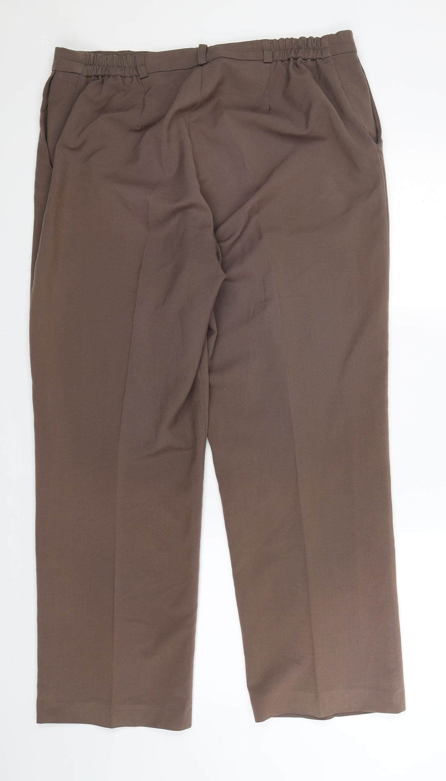 Womens UK Size 16 Essential Collection Regular Fit  Grey Trousers