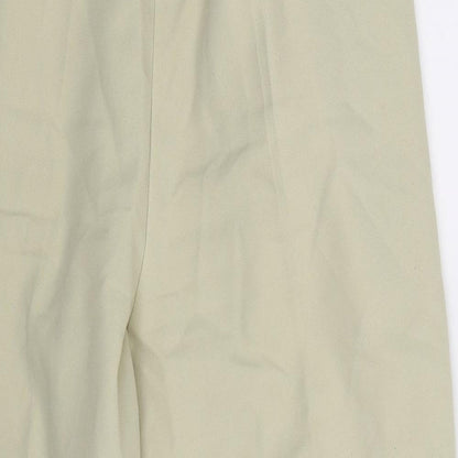 Womens UK Size 20 Preworn Regular Fit  Beige Trousers