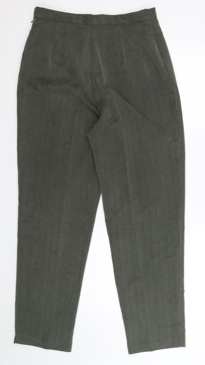 Womens UK Size 14 Preworn Regular Fit  Grey Trousers