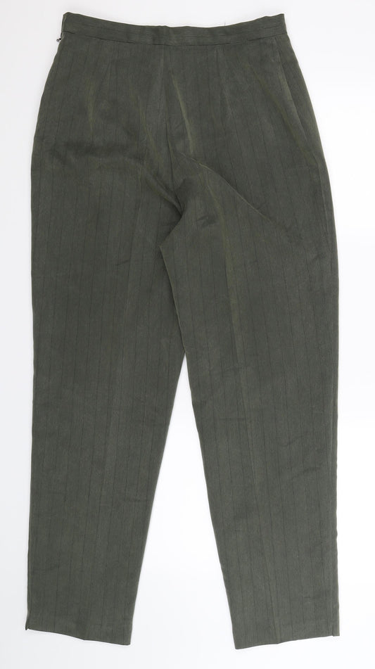 Womens UK Size 14 Preworn Regular Fit  Grey Trousers