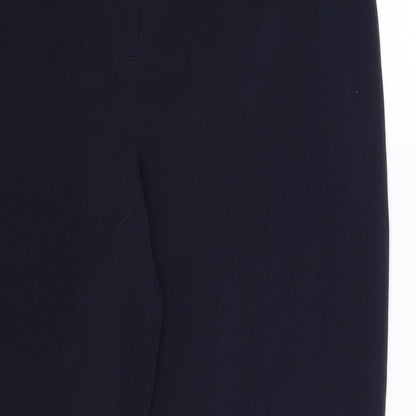 Womens UK Size 14 Marks and Spencer Regular Fit  Blue Trousers