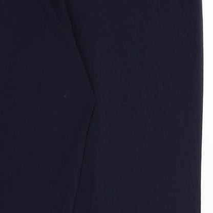 Womens UK Size 14 Marks and Spencer Regular Fit  Blue Trousers