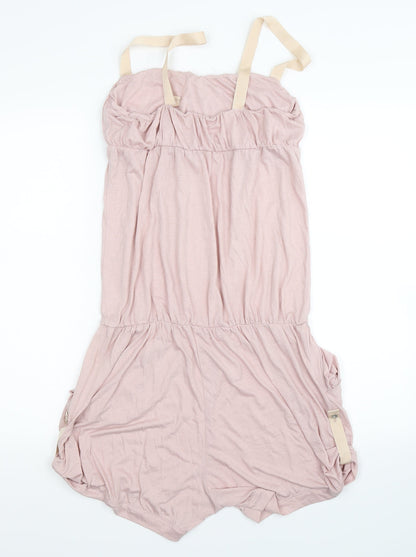 United Colors of Benetton Womens Pink   Playsuit One-Piece Size S