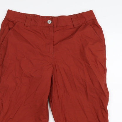 dorothy per Womens Brown   Cropped Trousers Size 10 L20 in