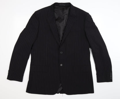 Mens UK Size 44 Butler & Webb Regular Blue Suit Jacket
