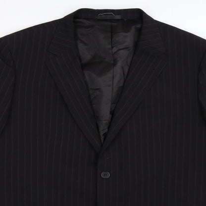 Mens UK Size 44 Butler & Webb Regular Blue Suit Jacket