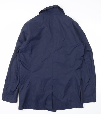 Marks and Spencer Womens Blue   Trench Coat Coat Size M