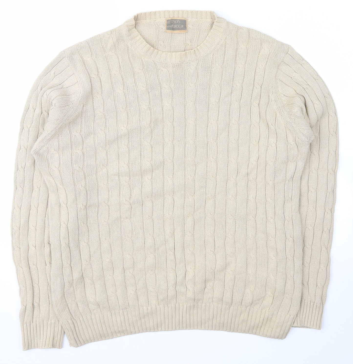 hutson harbour Womens Beige   Pullover Jumper Size L