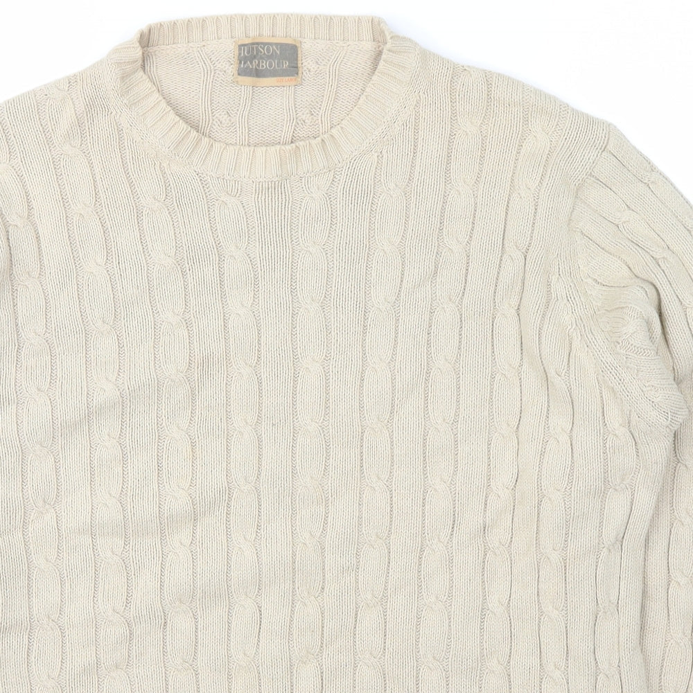 hutson harbour Womens Beige   Pullover Jumper Size L