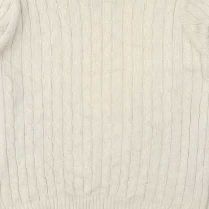 hutson harbour Womens Beige   Pullover Jumper Size L
