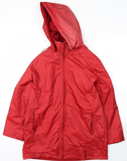 Mens UK Size S Roman Originals Red Parka Coat