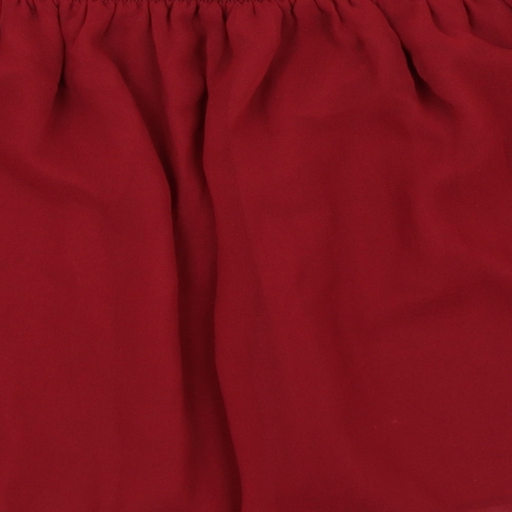 Missguided Womens Red   Mini Skirt Size S