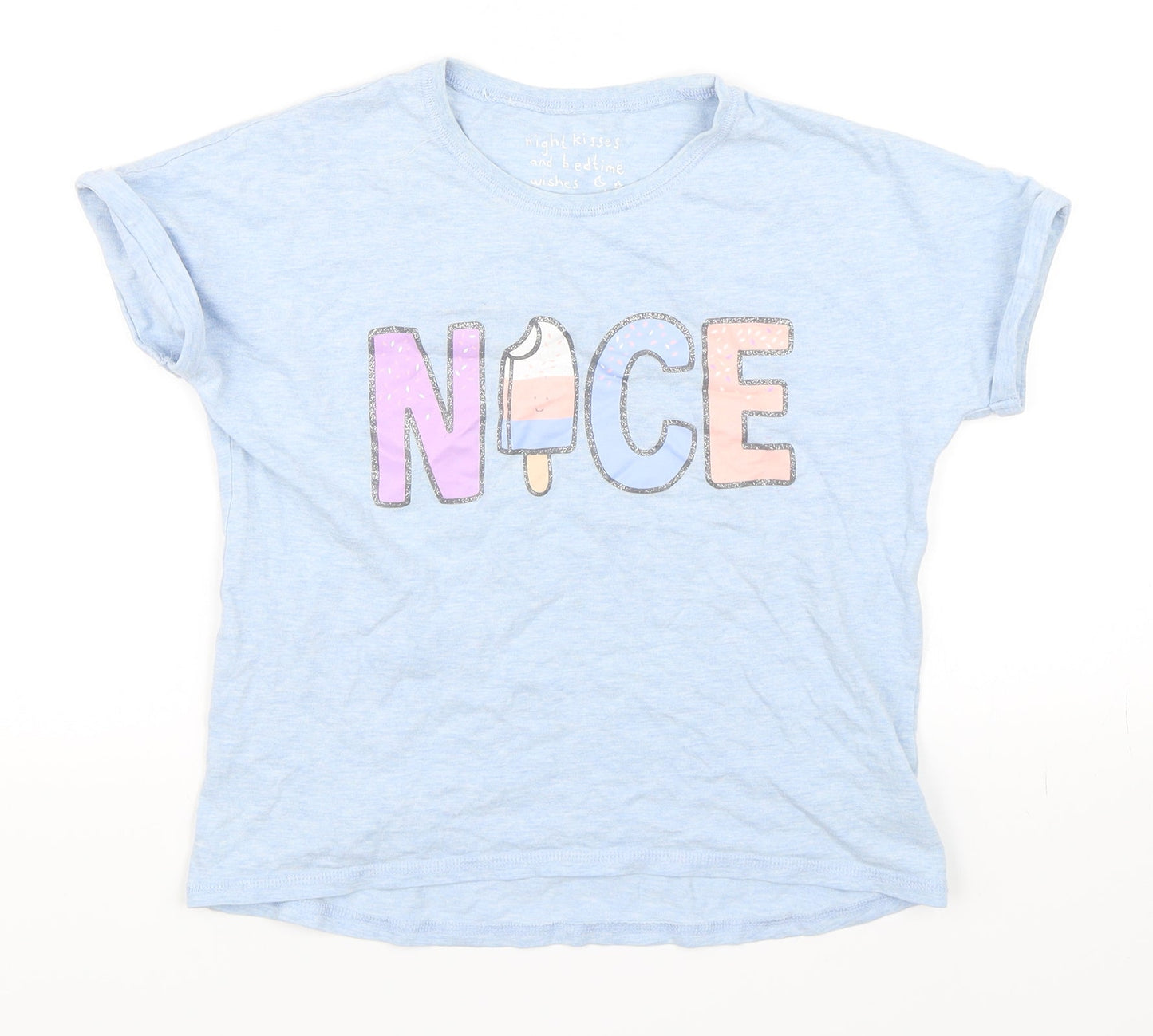 NEXT Girls Blue   Basic T-Shirt Size 9 Years