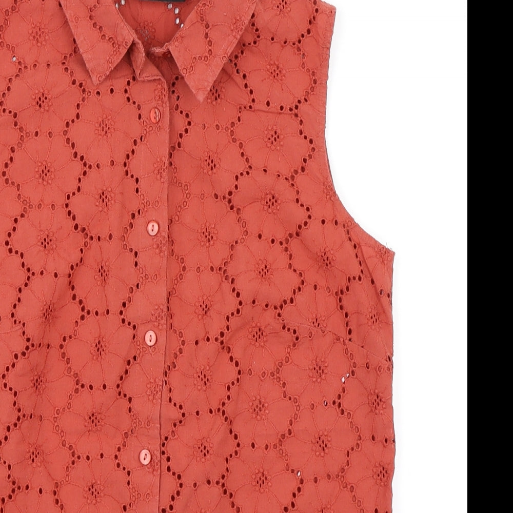 Le Bon Marché Womens Orange   Basic Tank Size 10