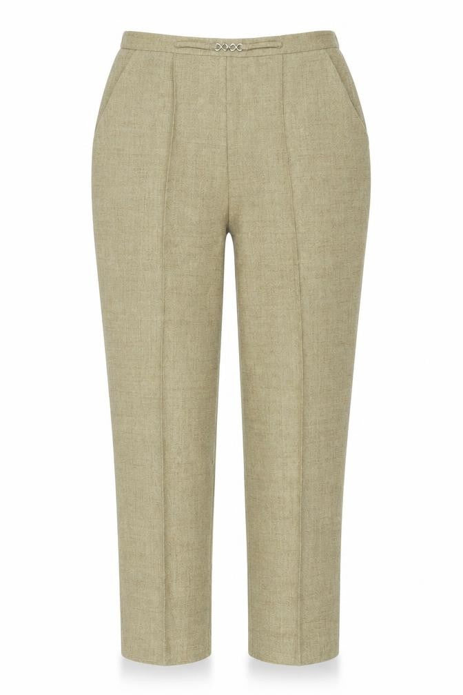 Womens UK Size 14 Classics Regular Fit  Brown Trousers