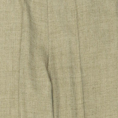 Womens UK Size 14 Classics Regular Fit  Brown Trousers