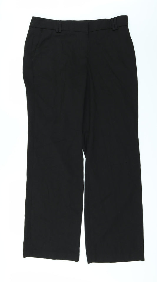 NEXT Womens Black   Trousers  Size 14 L28 in