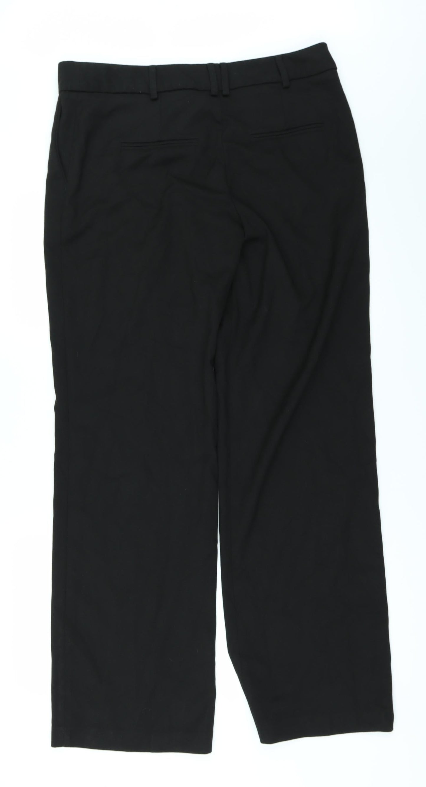Womens UK Size 14 NEXT Regular Fit  Black Trousers