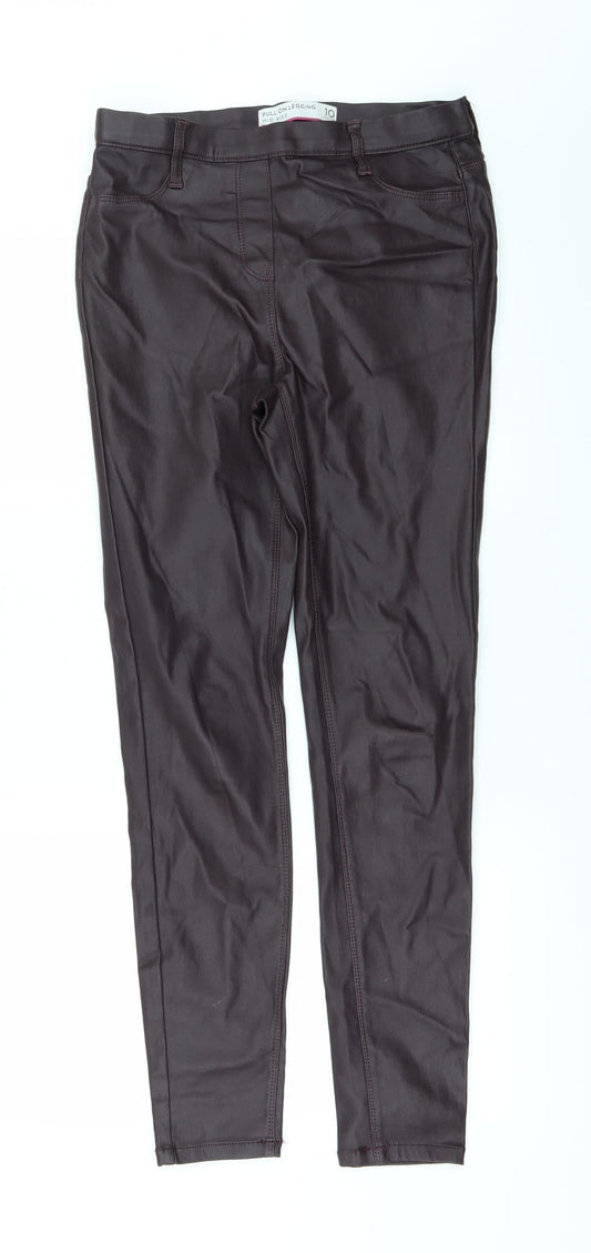 NEXT Womens Purple   Trousers  Size 10 L27 in