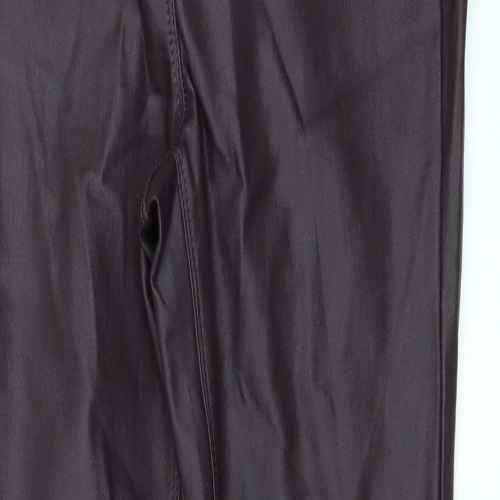 Womens UK Size 10 NEXT Regular Fit  Purple Trousers