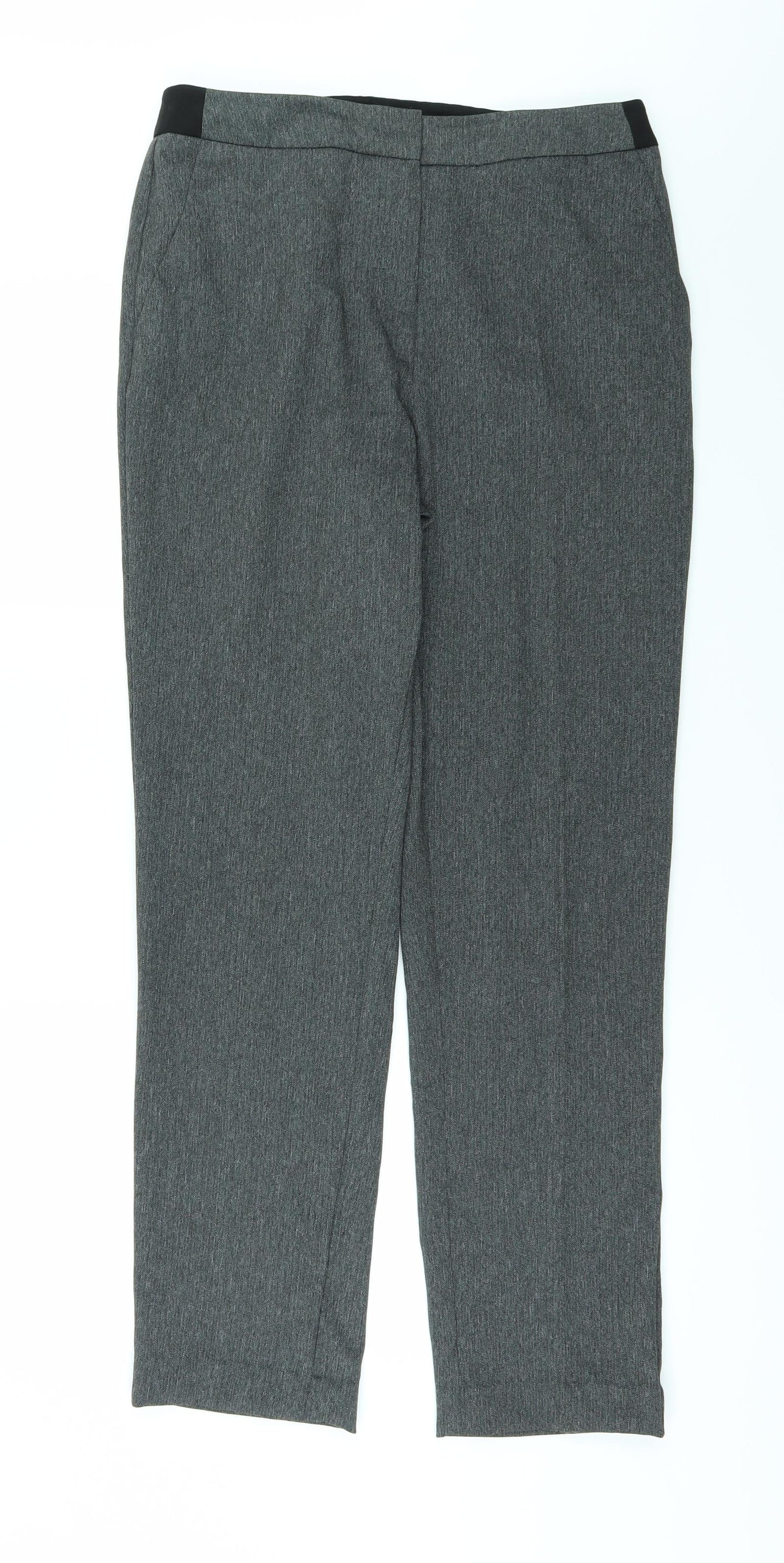 Womens UK Size 10 Papaya Regular Fit  Grey Trousers