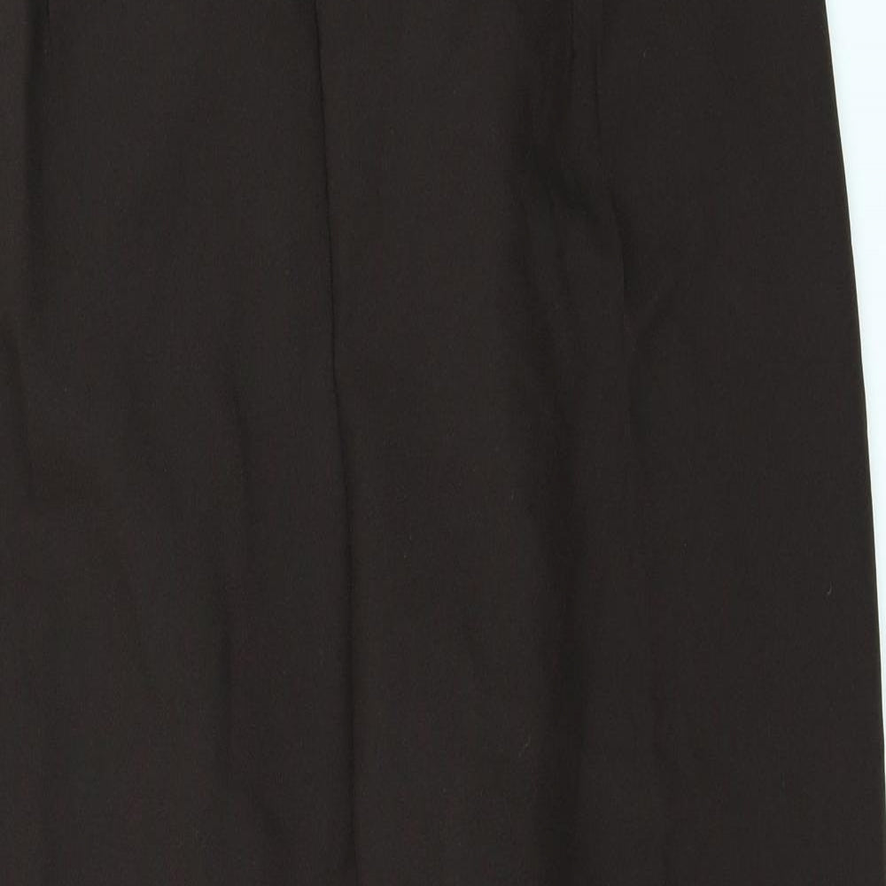 Womens UK Size 22 Preworn Regular Fit  Brown Trousers