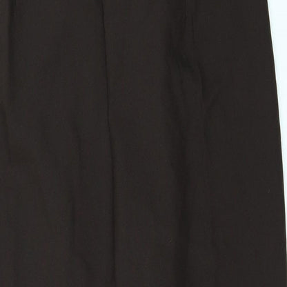 Womens UK Size 22 Preworn Regular Fit  Brown Trousers