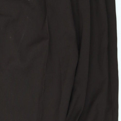 Womens UK Size 22 Preworn Regular Fit  Brown Trousers