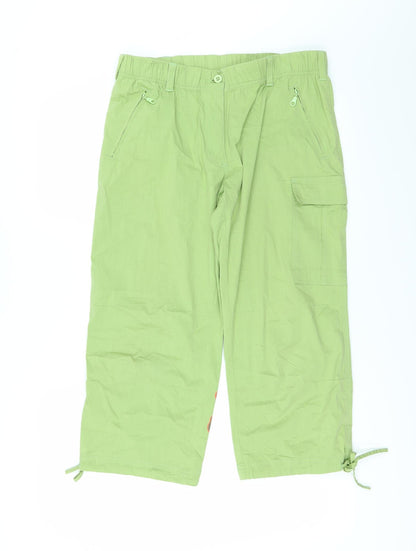 FG Womens Green   Trousers  Size M L22 in