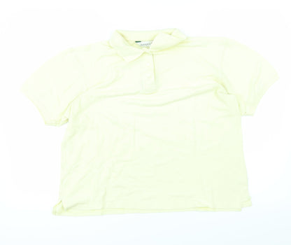Jumper Mens Yellow    Polo Size M