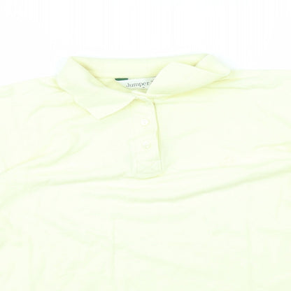 Jumper Mens Yellow    Polo Size M