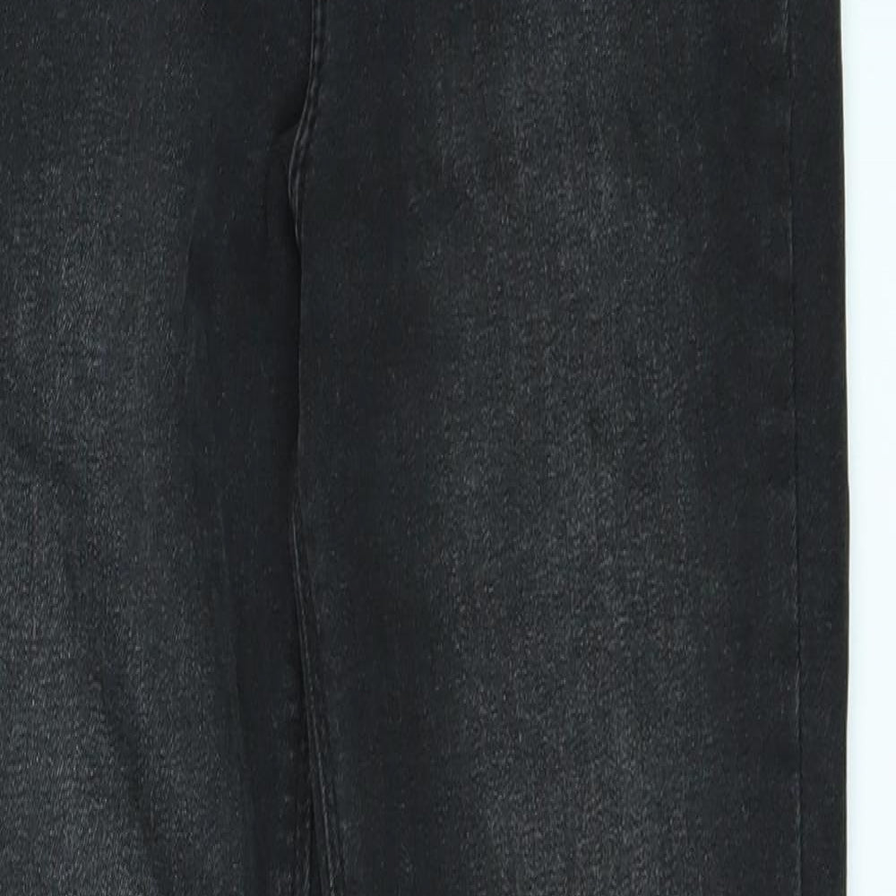Womens UK Size 8 DenimCo Regular Fit Skinny Black Jeans