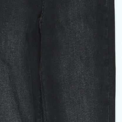 Womens UK Size 8 DenimCo Regular Fit Skinny Black Jeans