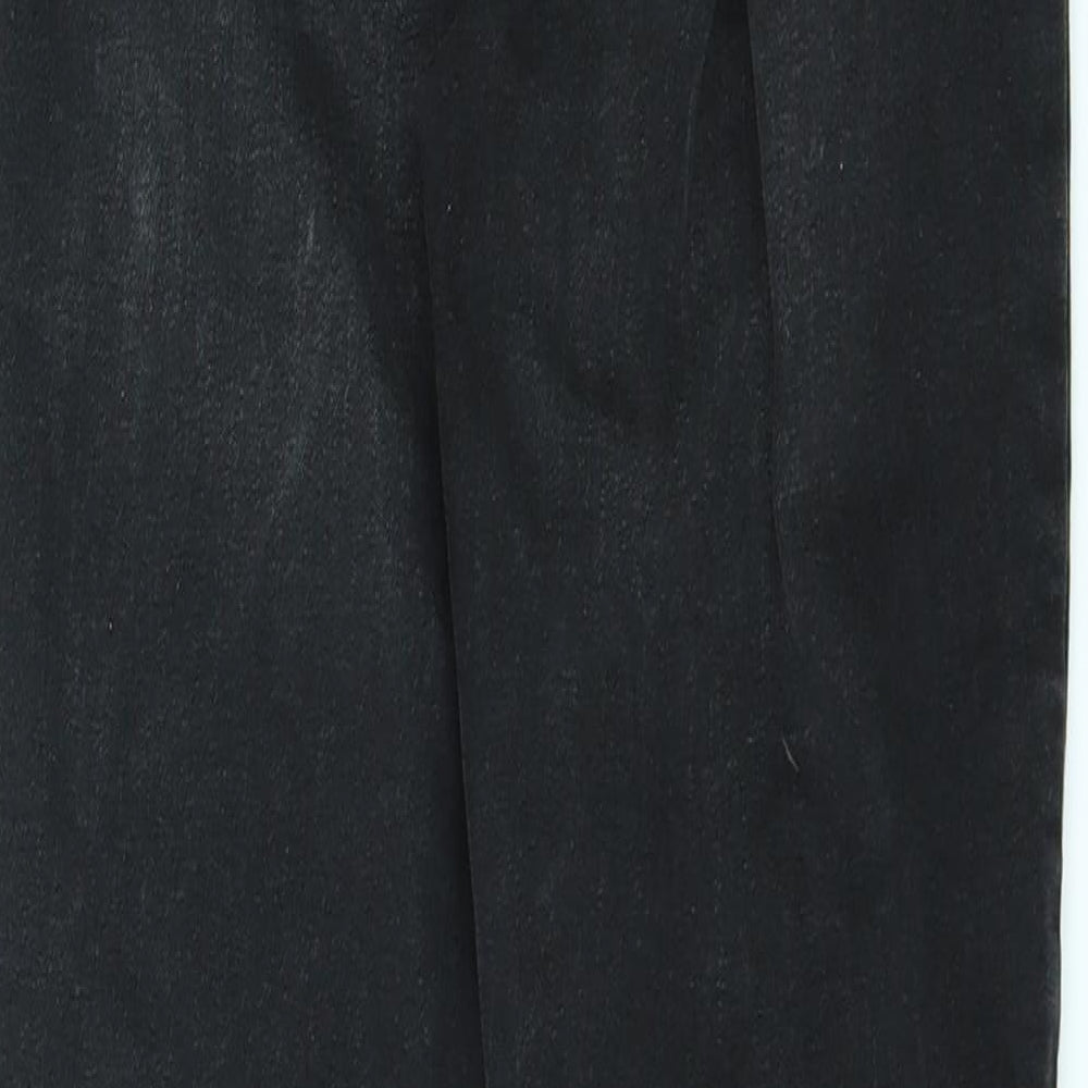 Womens UK Size 8 DenimCo Regular Fit Skinny Black Jeans