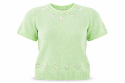 REFLECT Womens Green   Basic T-Shirt Size L